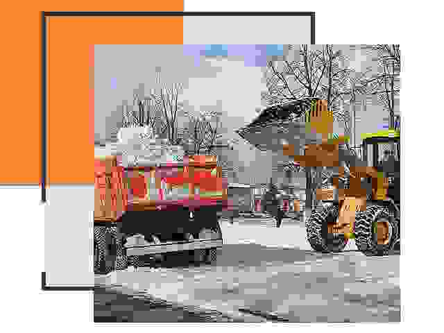 Вывоз снега в Костроме